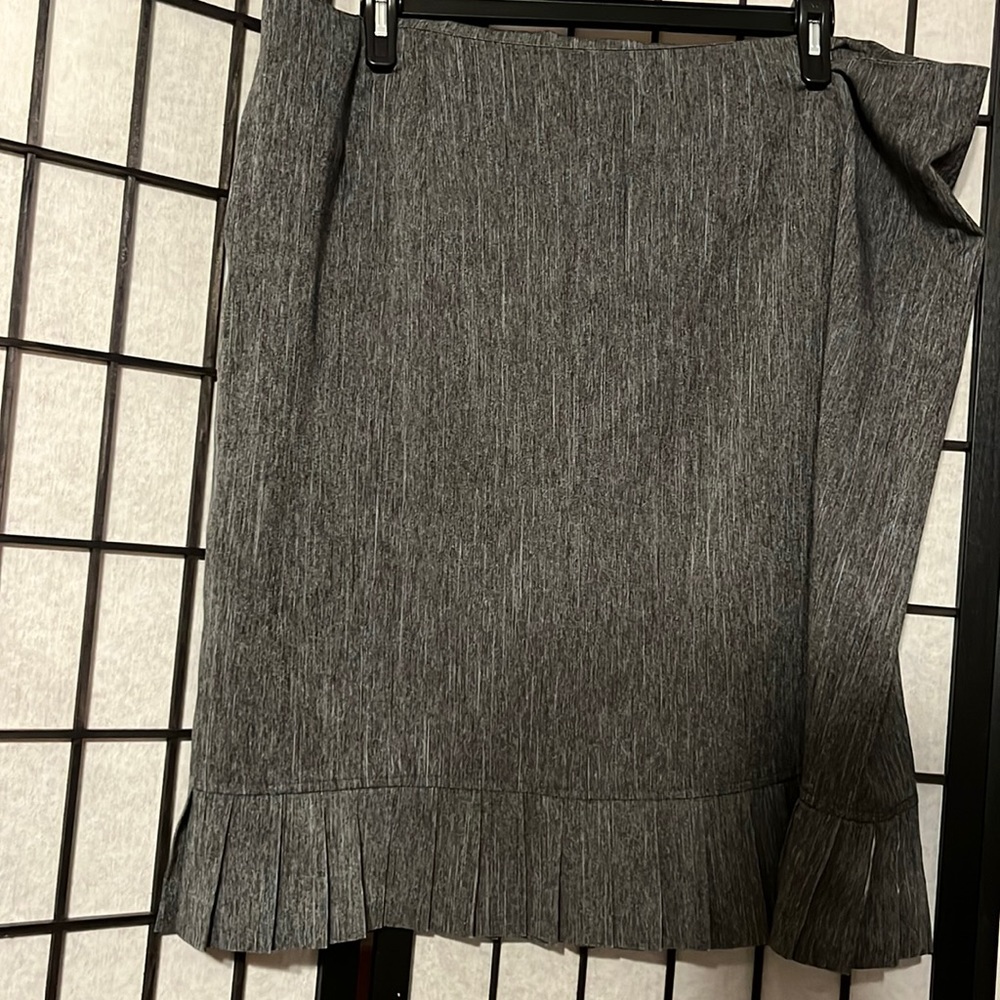 Free Previously Loved Denim like gray skirt, 22W
